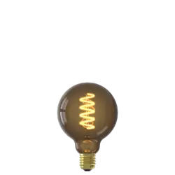 CALEX Natural Globe G95 Flex filament E27 4W 120LM 1800K 220-240V Dimbaar