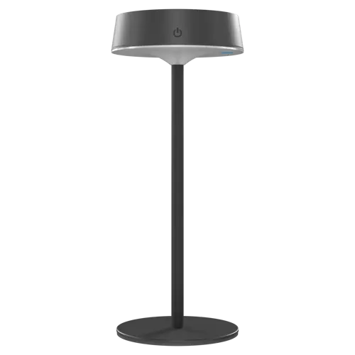 CALEX Parma Outdoor Rechargeable Solar Tafellamp SMD 2.2W 150LM 2700K Dimbaar Zwart