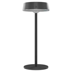 CALEX Parma Outdoor Rechargeable Solar Tafellamp SMD 2.2W 150LM 2700K Dimbaar Zwart