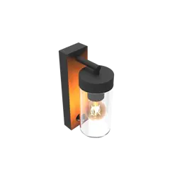 CALEX Perugia Outdoor Lantaarn Motion Sensor E27 220-240V Zwart