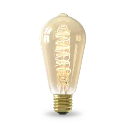 CALEX Rustiek ST64 Goud Flex Filament E27 3.8W 250LM 2100K E27 220-240V Dimbaar