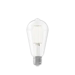 Calex Rustiek ST64 Helder Straight filament 220-240V 4.5W 470lm 2700K E27 Dimbaar met LED dimmer
