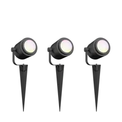 Calex Smart buitenset van 3 spots 24V