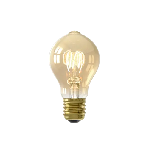 Calex Standaard A60 Goud Flex Filament 220-240V 5.5W 470lm 2100K E27 3-stap dimmer