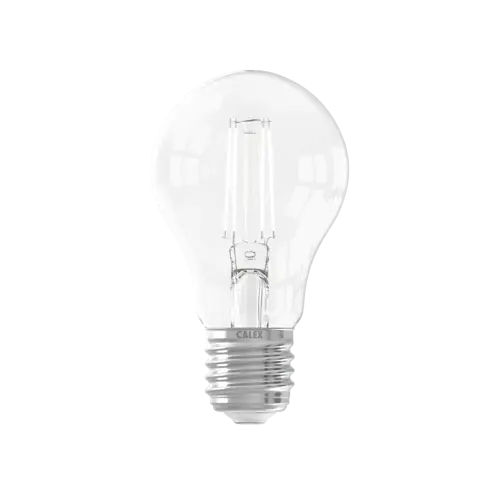 Calex Standaard A60 Helder Straight filament 220-240V 4.5W 470lm 2700K E27 Dimbaar met LED dimmer