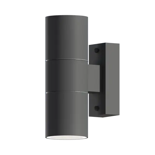 CALEX Turin Outdoor Up and Downlight 2xGU10 220-240V Grijs