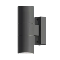 CALEX Turin Outdoor Up and Downlight 2xGU10 220-240V Grijs