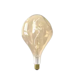 CALEX XXL Organic Evo Goud Flex filament E27 6W 300LM 1800K 220-240V Dimbaar