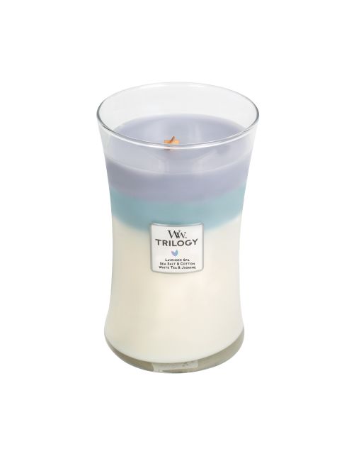 Calming Retreat Trilogy Large WoodWick Candle