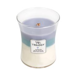 Calming Retreat Trilogy Medium WoodWick Candle