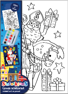 Canvas painting set Sinterklaas