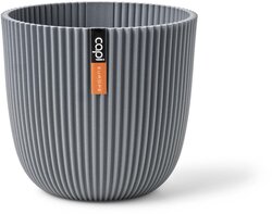 Capi Pot bol groove d16.5h15cm grijs