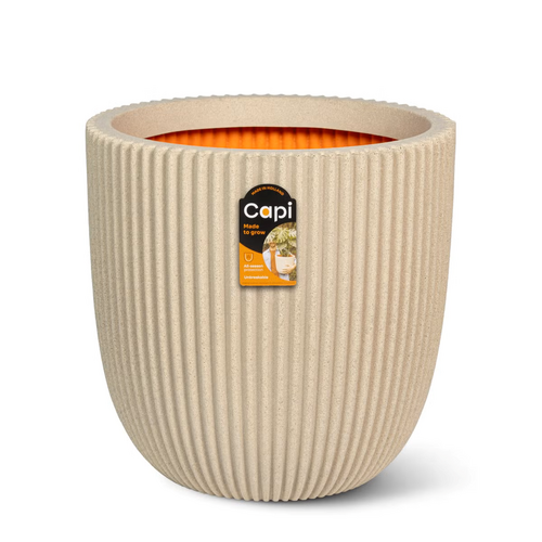 Capi Pot bol groove nl d43h41cm kiezel