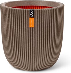 Capi Europe bloempot bol groove nl warm taupe h35xb35 Ø 29-30cm - afbeelding 1