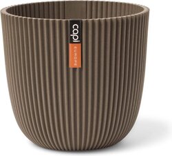 Capi Europe bloempot bol groove nl warm taupe h52xb54 Ø 46 cm - afbeelding 1