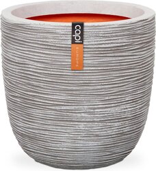 Capi Europe bloempot bol Rib NL ivoor h34xb35 Ø 30 cm - afbeelding 1
