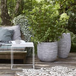Capi Europe bloempot bol Rib NL ivoor h34xb35 Ø 30 cm - afbeelding 3