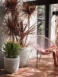 Capi Europe bloempot bol Rib NL ivoor h41xb43 Ø 38 cm - afbeelding 3