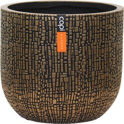 Capi Europe bloempot bol skin goud h15xb17 Ø15,5 cm - afbeelding 1