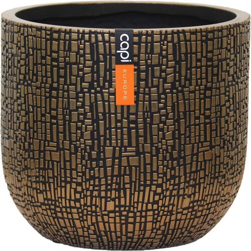 Capi Europe bloempot bol skin goud h8xb9 Ø7 cm - afbeelding 1
