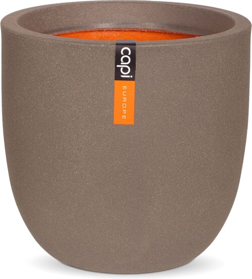 Capi Europe bloemPot bol Smooth NL warm taupe h34x b35 Ø 30 cm - afbeelding 1