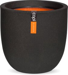 Capi Europe bloemPot bol Smooth NL zwart h41xb43 Ø 38 cm - afbeelding 1