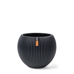 CAPI POT Vase ball Groove 29x26 graphite grey
