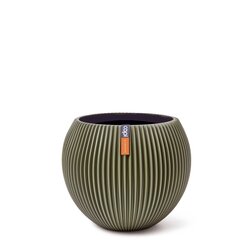 CAPI POT Vase ball Groove 29x26 green
