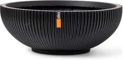 Capi Europe Schaal groove zwart h15xb40 Ø35 cm - afbeelding 1