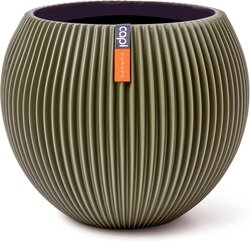Capi Europe Vaas bol groove colours groen h15xb18 Ø11,5-12 cm - afbeelding 1