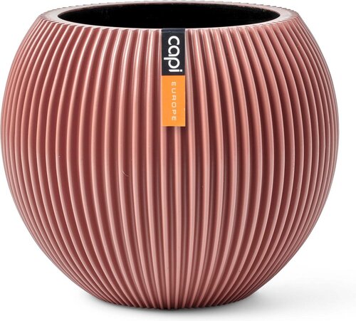 Capi Europe Vaas bol groove colours roze h15xb18 Ø11,5-12 cm - afbeelding 1