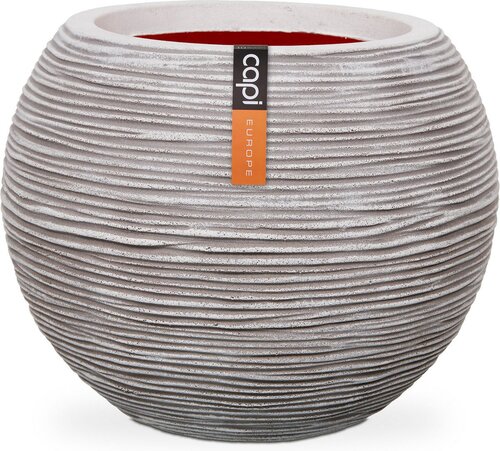 Capi Europe Vaas bol Rib NL ivoor h32xb40 Ø 24-25 cm - afbeelding 1