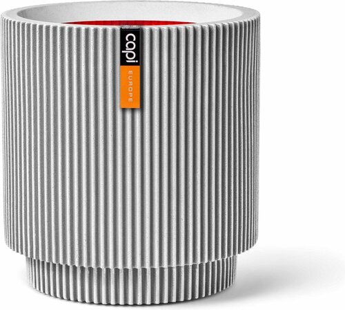 Capi Europe vaas cilinder groove nl ivoor h38xb35 Ø29-30 cm - afbeelding 1
