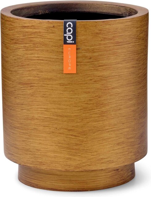 Capi Europe Vaas cilinder Retro goud h25xb23 Ø20 cm - afbeelding 1