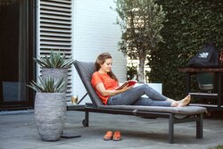 Capi Europe Vaas elegant deluxe Rib NL antraciet h60xb40 Ø 32-34 cm - afbeelding 4