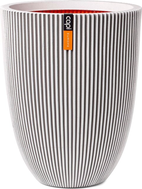 Capi Europe vaas elegant laag groove nl ivoor h46xb34 Ø 29-30 cm - afbeelding 1
