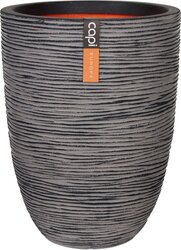 Capi Europe Vaas elegant laag Rib NL antraciet h58xb46 Ø 40-41 cm - afbeelding 1