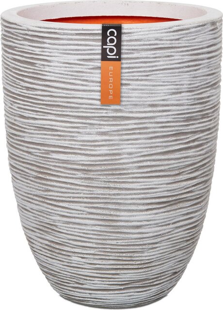 Capi Europe Vaas elegant laag Rib NL ivoor h46xb34 Ø 29 cm - afbeelding 1
