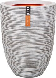 Capi Europe Vaas elegant laag Rib NL ivoor h46xb34 Ø 29 cm - afbeelding 1