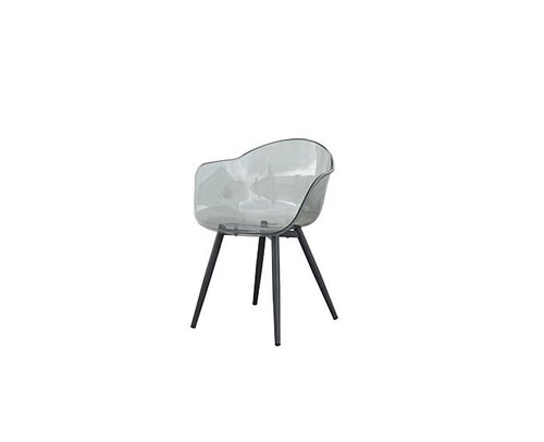 Casper stoel zwart transparant