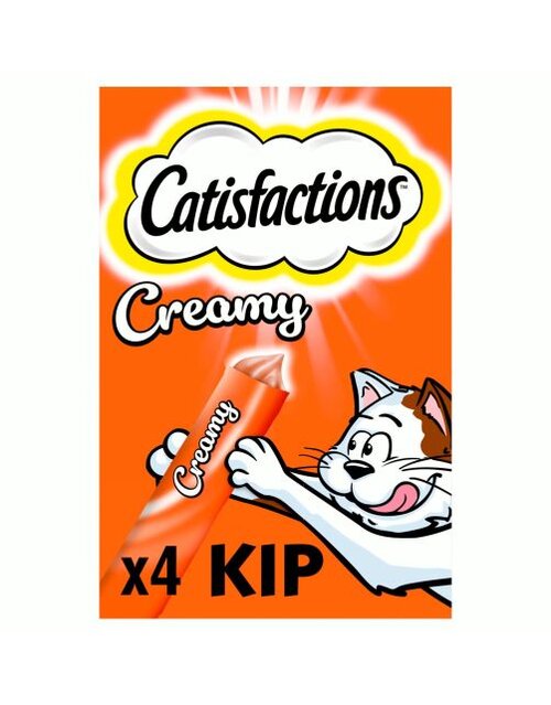 Catisfactions Kip creamy (4x10gr) 40g