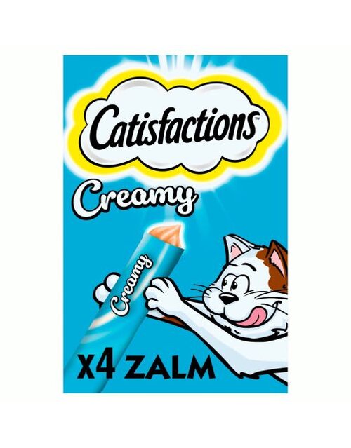 Catisfactions Zalm creamy (4x10gr) 40g
