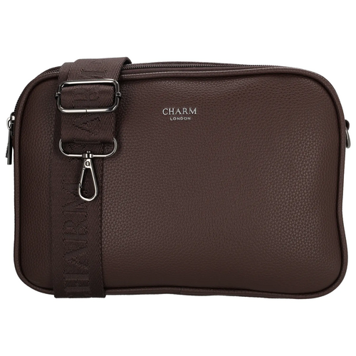 Charm london Crossbodytas charm london donkerbr.