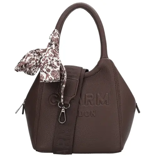 Charm london handtas donkerbruin
