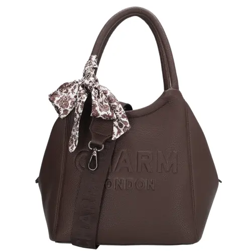 Charm london handtas donkerbruin