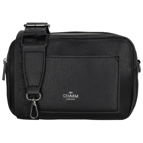 Charm London Schoudertas zwart