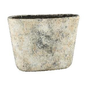 PTMD Charon Cement rough cream big pot oval L