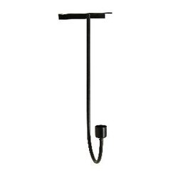 PTMD Chern Black iron antique diner candle holder L