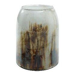 PTMD Chiara White clear glass stormlight brown marble f