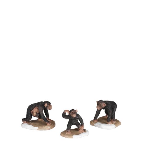 LuVille Chimpanzee Family, 3 stuks